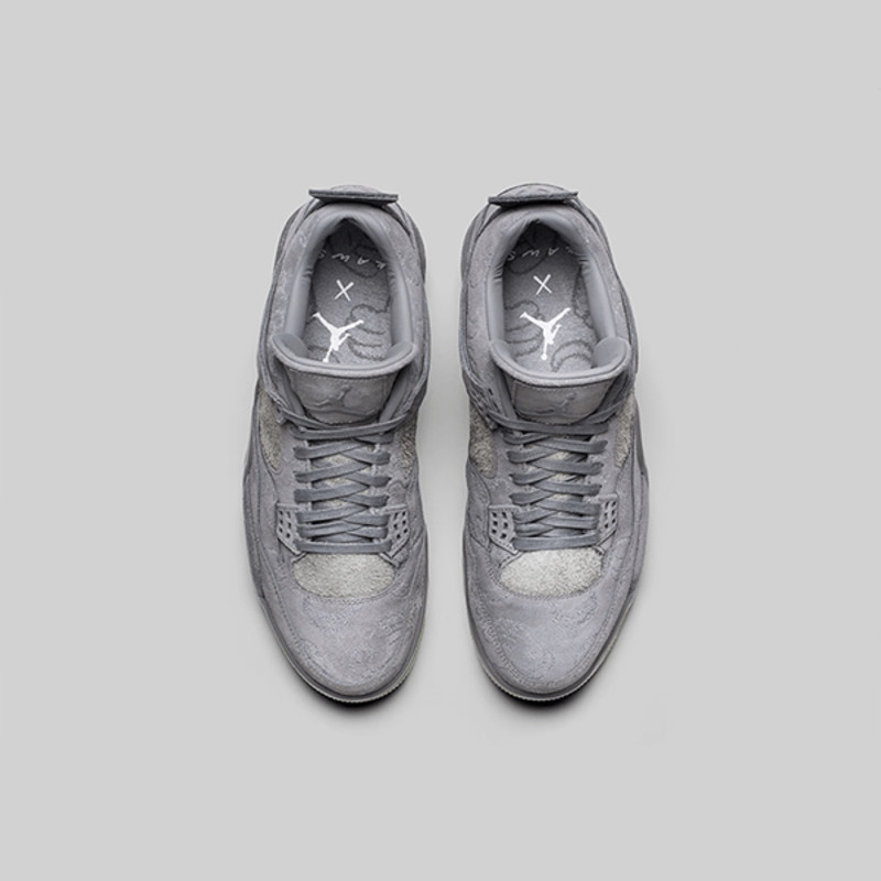 KAWS x Air Jordan IV Grey 930155 003 Grailify